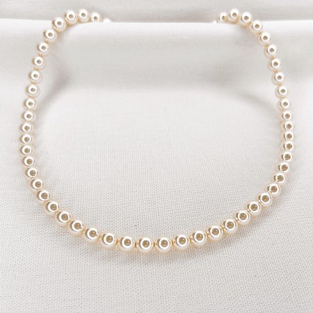 Choker de Pérolas Gold
