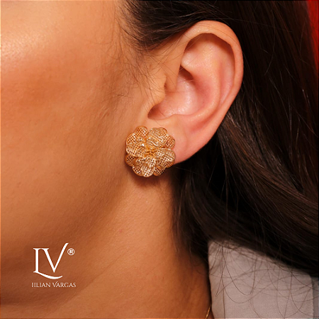 Conjunto Colar e brincos Margarida