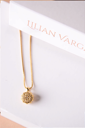 Colar veneziana com pingente