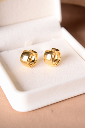 Brinco argola click liso