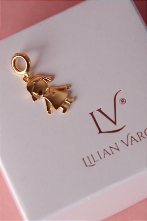 Pingente menina liso