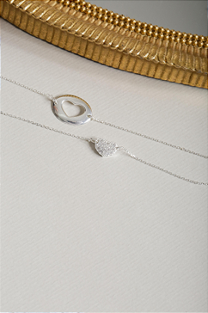 Pulseira coração filha