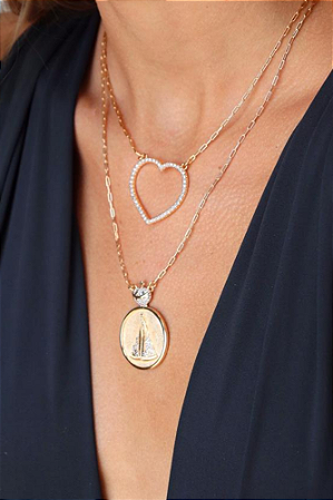 Colar corrente cartier Nossa Senhora