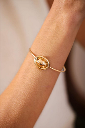 Bracelete oval moderno
