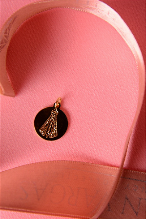 Pingente medalha de Nossa Senhora