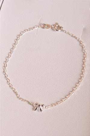 Pulseira lacinho prata 925