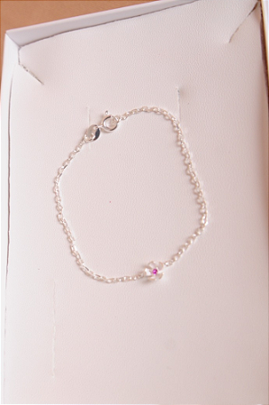 Pulseira florzinha prata 925