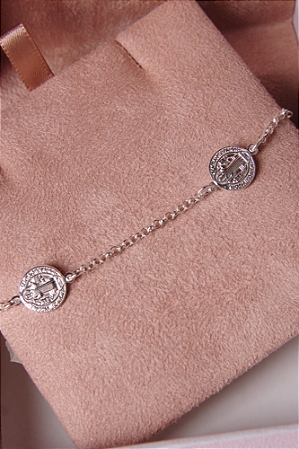 Pulseira São Bento em prata 925