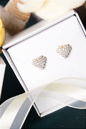 Brinco coração pixels