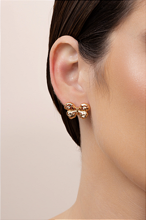 Brinco borboleta liso