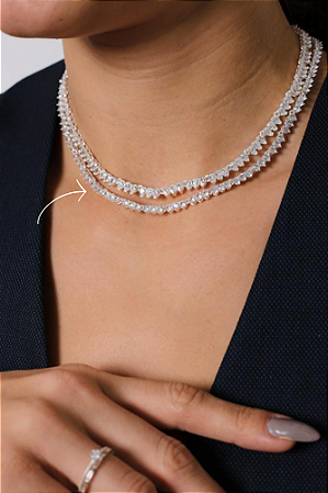 Colar riviera em prata 925