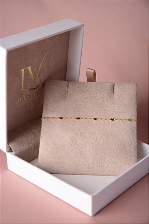 Pulseira com corações