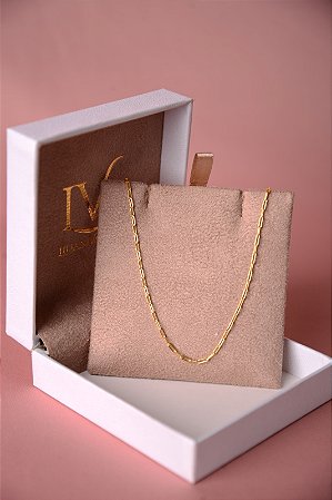 Corrente masculina elo longo