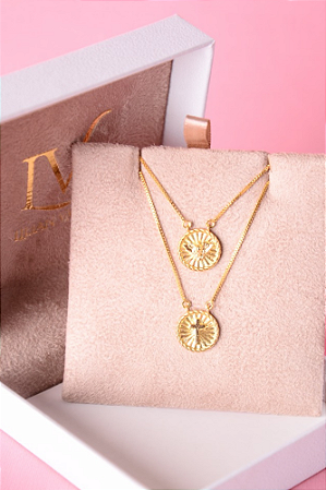 Escapulário Masculino Cruz e Espirito Santo