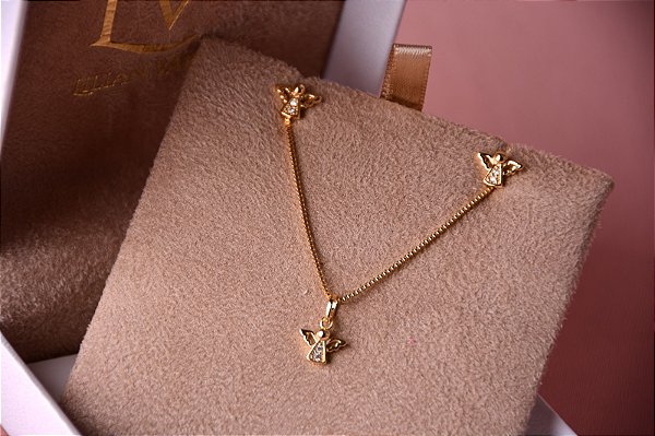Conjunto colar e brinco Espirito Santo