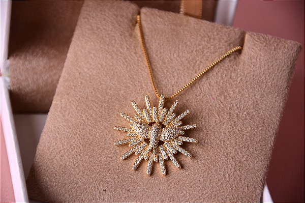 Colar mandala Espirito Santo Cravejado