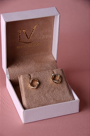 Brinco life liso e cravejado