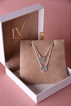 Escapulário redondo prata 925