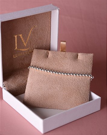 Pulseira tiffany inspiração prata 925