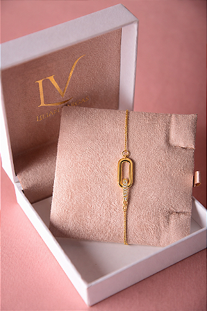 Pulseria veneziana com clipe