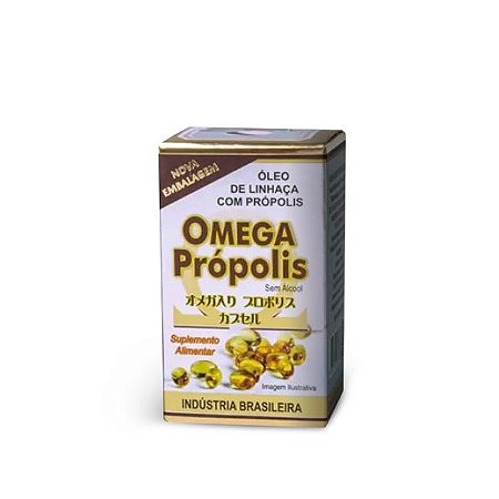 Omega Própolis Verde 100 cápsulas (250mg) - Apis Brasil