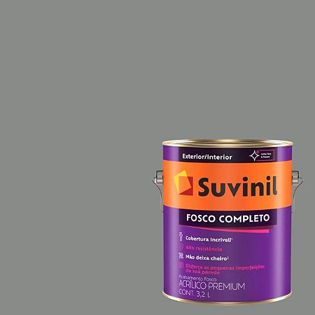 Tinta Acrilica Fosco Completo Nanquim galão com 3,2 litros - Suvinil