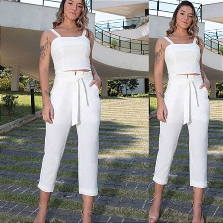 calça clochard onça