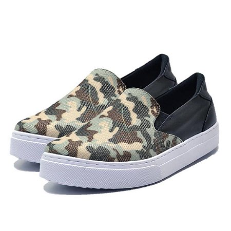 slip on camuflado