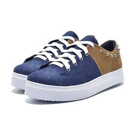 tenis casual feminino marrom