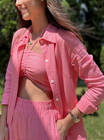 Camisa Bruna - rosa