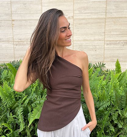 Blusa Letícia - Marrom