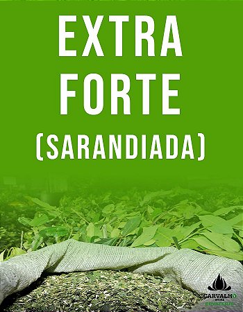 Erva Mate Carvalho Pura Folha Extra Forte Grossa/Sarandiada (500g)