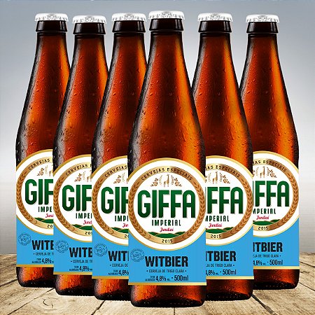 GIFFA WIT BIER 500 ML - 6 unid