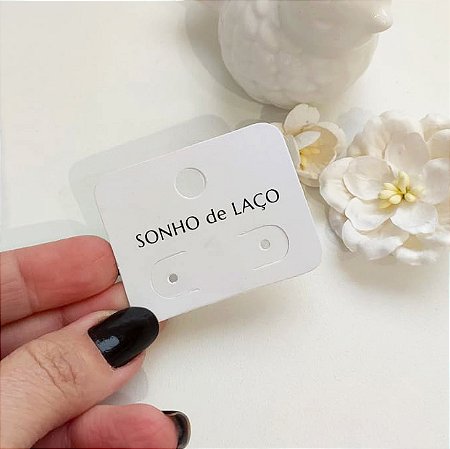 Tag para Brinco Argola 4x5