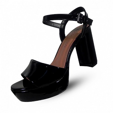 salto meia pata verniz