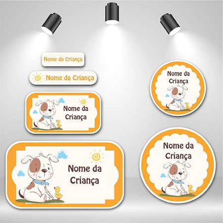 Kit de Etiquetas Escolares – Amigos