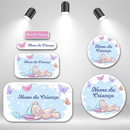 Kit de Etiquetas Escolares – Dorminhoco