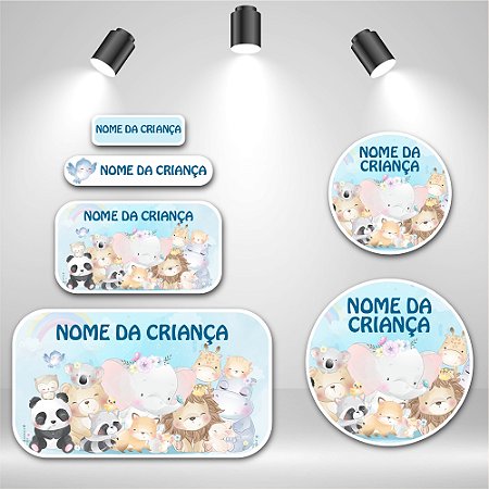 Kit de Etiquetas Escolares – Fofinhos