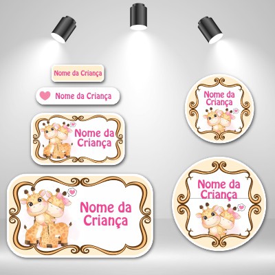 Kit Escolar Girafa