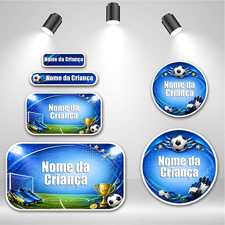 Kit de Etiquetas Escolares – Elite do Futebol