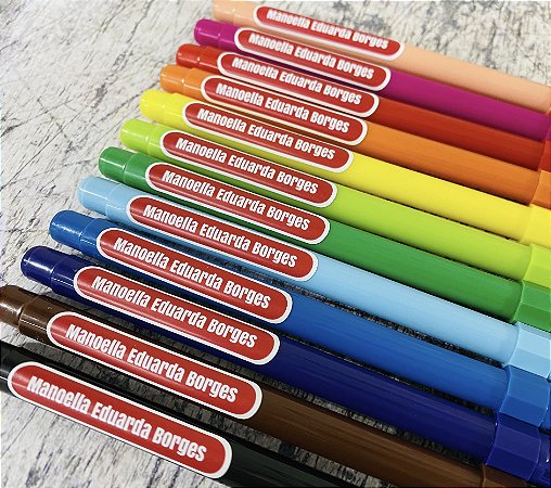 Etiquetas Escolares Finas