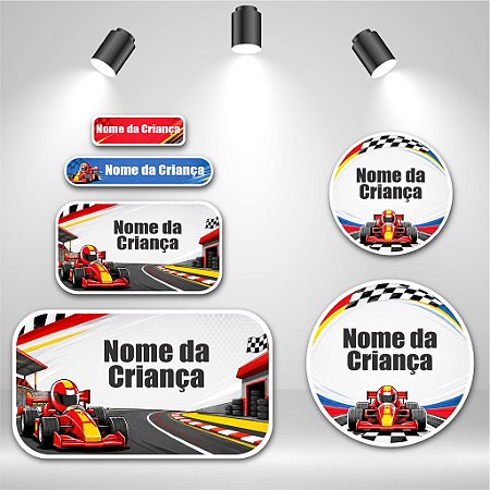Kit de Etiquetas Escolares – Velocidade Max