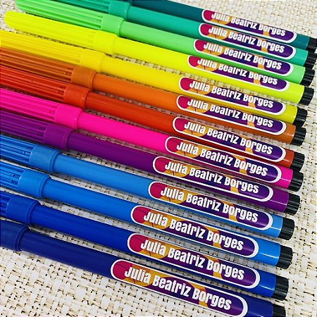 Etiquetas Escolares Finas Estampadas