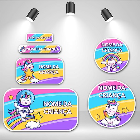 Kit Escolar Unicórnio Baby 2