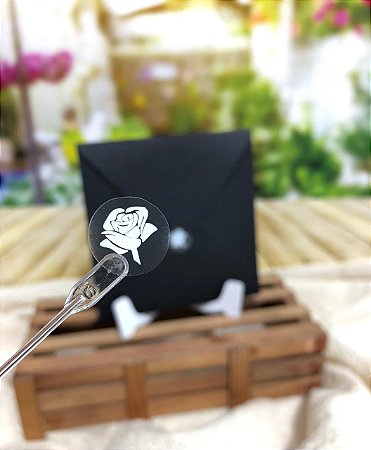 Mini Lacre Rosas (Branco)