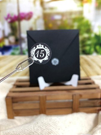 Mini Lacre 15 Anos (Branco)