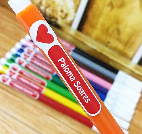 etiqueta escolar personalizadas lápis ícones - Grudes