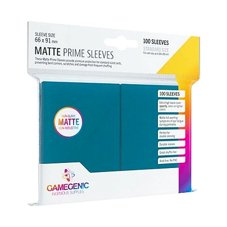 Gamegenic - Matte Prime Blue - (100 Sleeves)