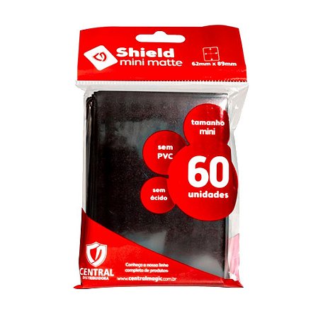 Central Shield - Preto Mini Matte 62X89 (60 Sleeves)