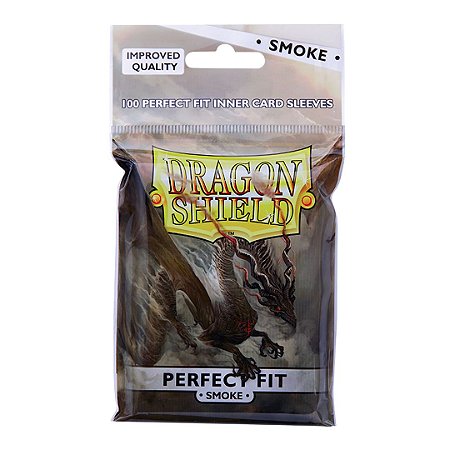 Dragon Shield - Perfect Fit Smoke (100 Card Sleeves)